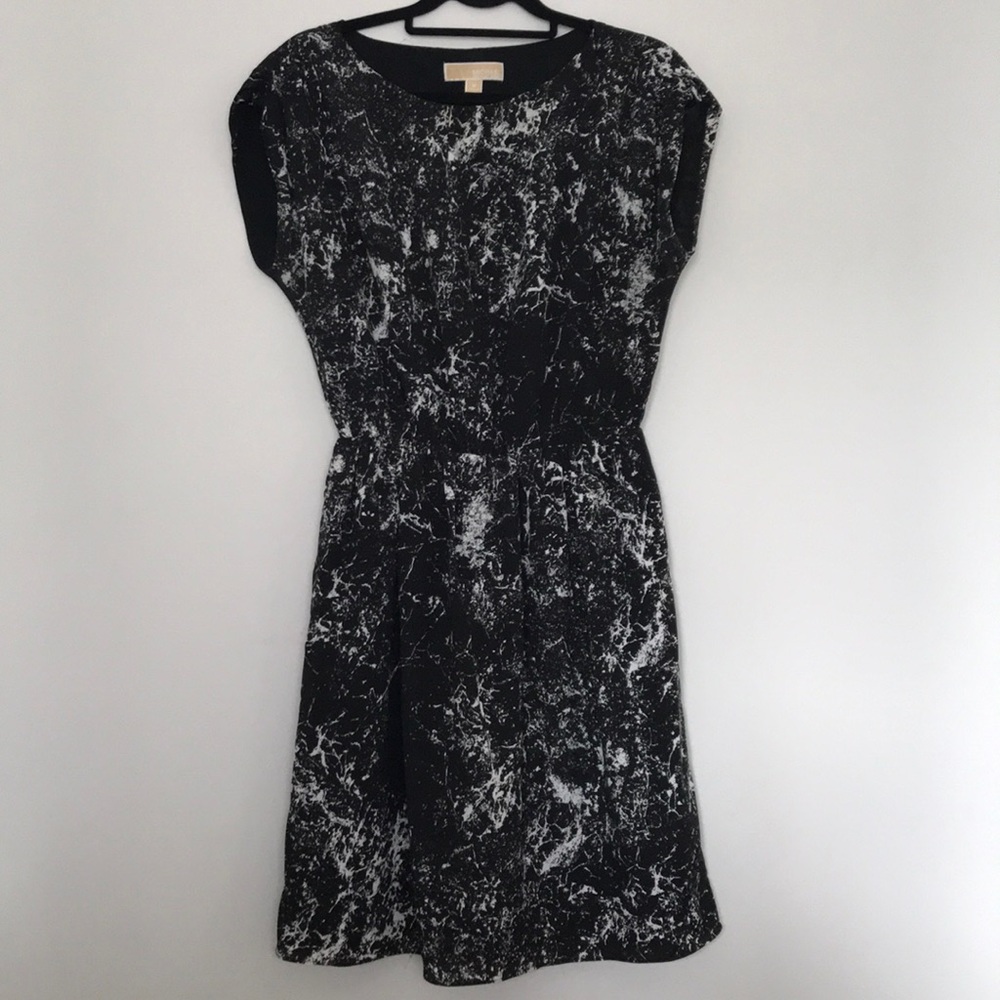 Michael Kors paint splatter dress